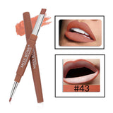 MISS ROSE 2 In 1 Lip Liner Pencil Lipstick Lip