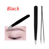 1PC Black Color Eyebrow Tweezer Hair Beauty