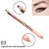Black & Brown & White Eyeliner Pencil Waterproof