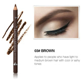 Black & Brown & White Eyeliner Pencil Waterproof
