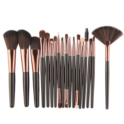 US Warehouse New Professional 18PCS Makeup Brush Set Tools
