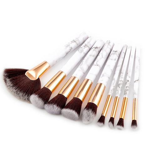 High Quality Marble Makeup Brush Set