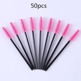 Yelix 50/100pcs Micro Disposable Eyelash Brushes Mascara