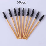 Yelix 50/100pcs Micro Disposable Eyelash Brushes Mascara