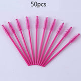Yelix 50/100pcs Micro Disposable Eyelash Brushes Mascara
