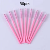 Yelix 50/100pcs Micro Disposable Eyelash Brushes Mascara