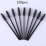 Yelix 50/100pcs Micro Disposable Eyelash Brushes Mascara