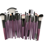100% New High Quality 25pcs Makeup Brushes Blusher Eye Shadow Beauty Cosmetic Brushes Set Kit Pincel Maquiagem Drop Shipping