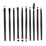 New Fashion 10pcs/set Makeup Brushes Black Pink Set Tools